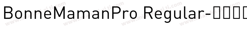BonneMamanPro Regular字体转换